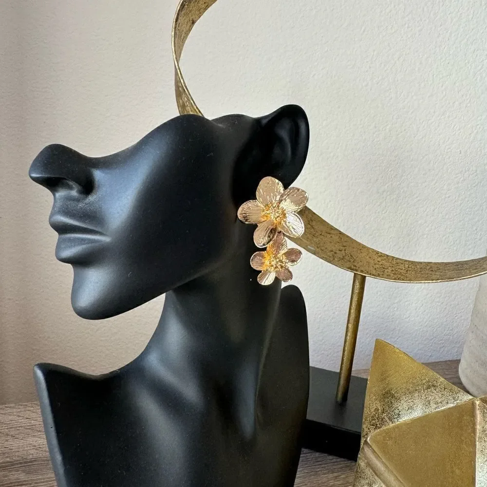 Bohemian flower earrings A1085